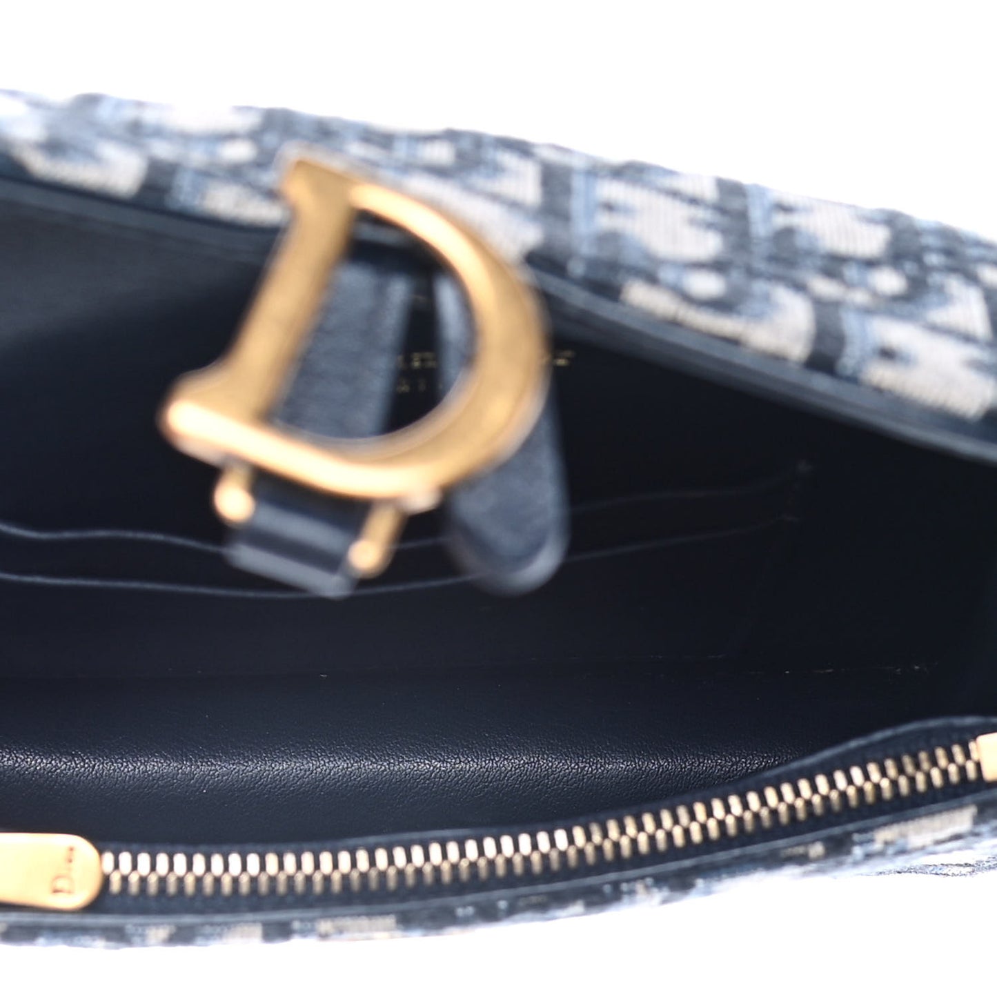 Oblique Saddle Belt Bag Blue