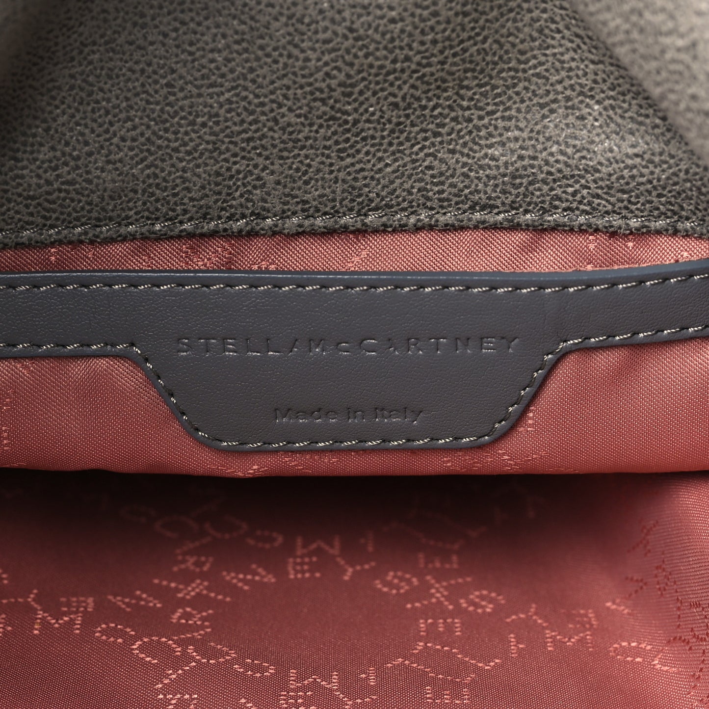 Shaggy Deer Mini Falabella Fold Over Tote Light Grey