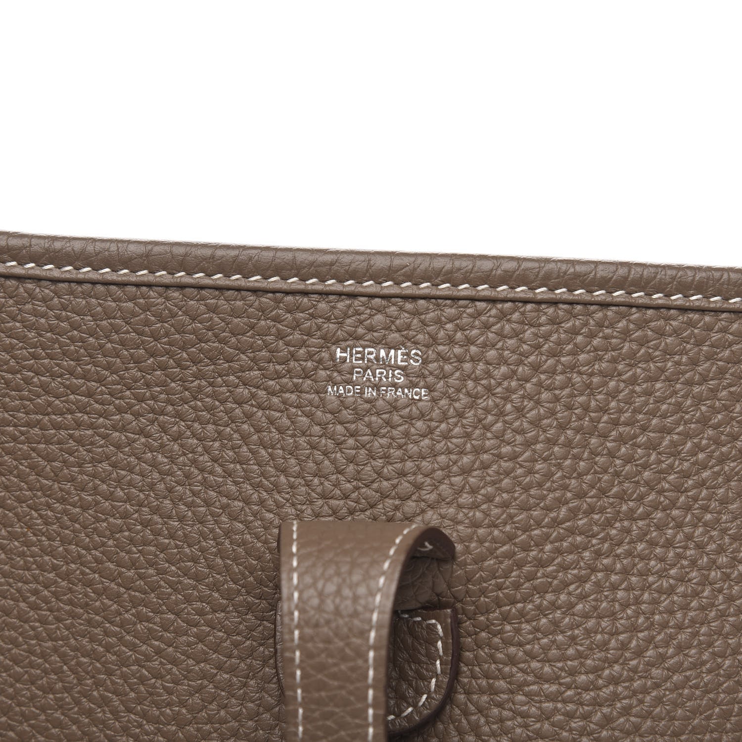 Hermes Taurillon Clemence Evelyne III PM Etoupe 6 of 11