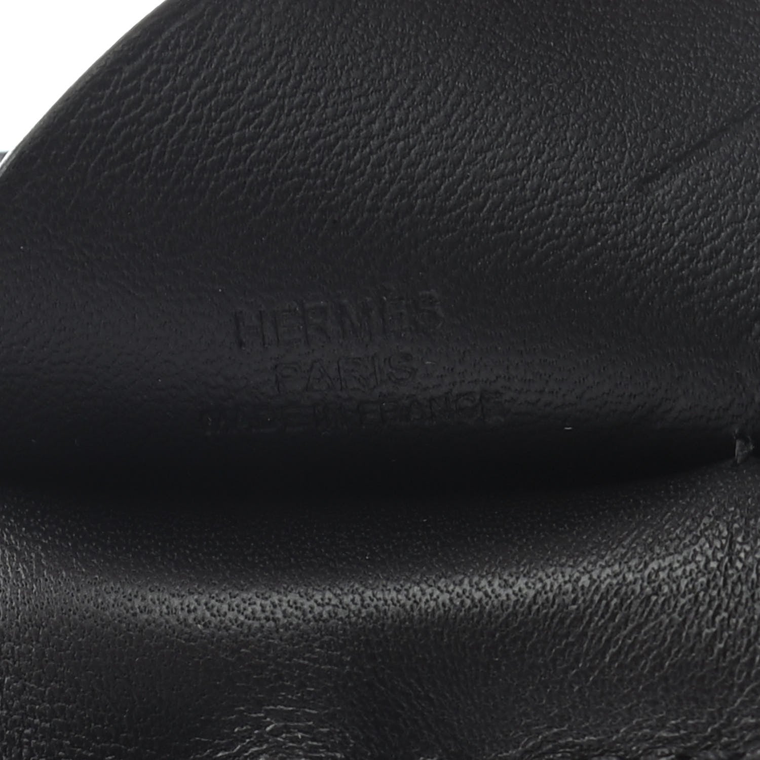Hermes Milo Lambskin Grigri Rodeo Pegase Horse Bag Charm MM So Black 3 of 4