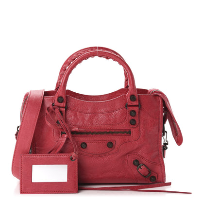 Balenciaga Agneau Classic Hardware Mini City Rose Thulian 1 of 12