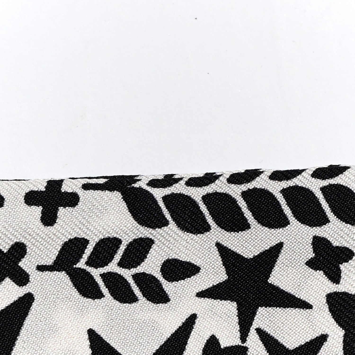 Chanel Silk CC Slim Bandeau Scarf Black Ecru 10 of 10