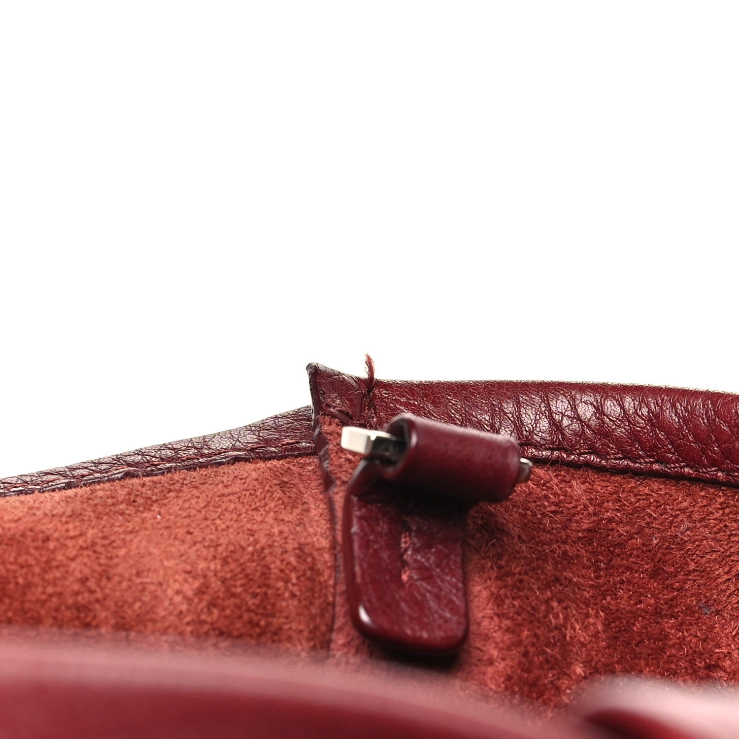 The Row Grained Calfskin Small Park Tote Terracotta 10 of 11