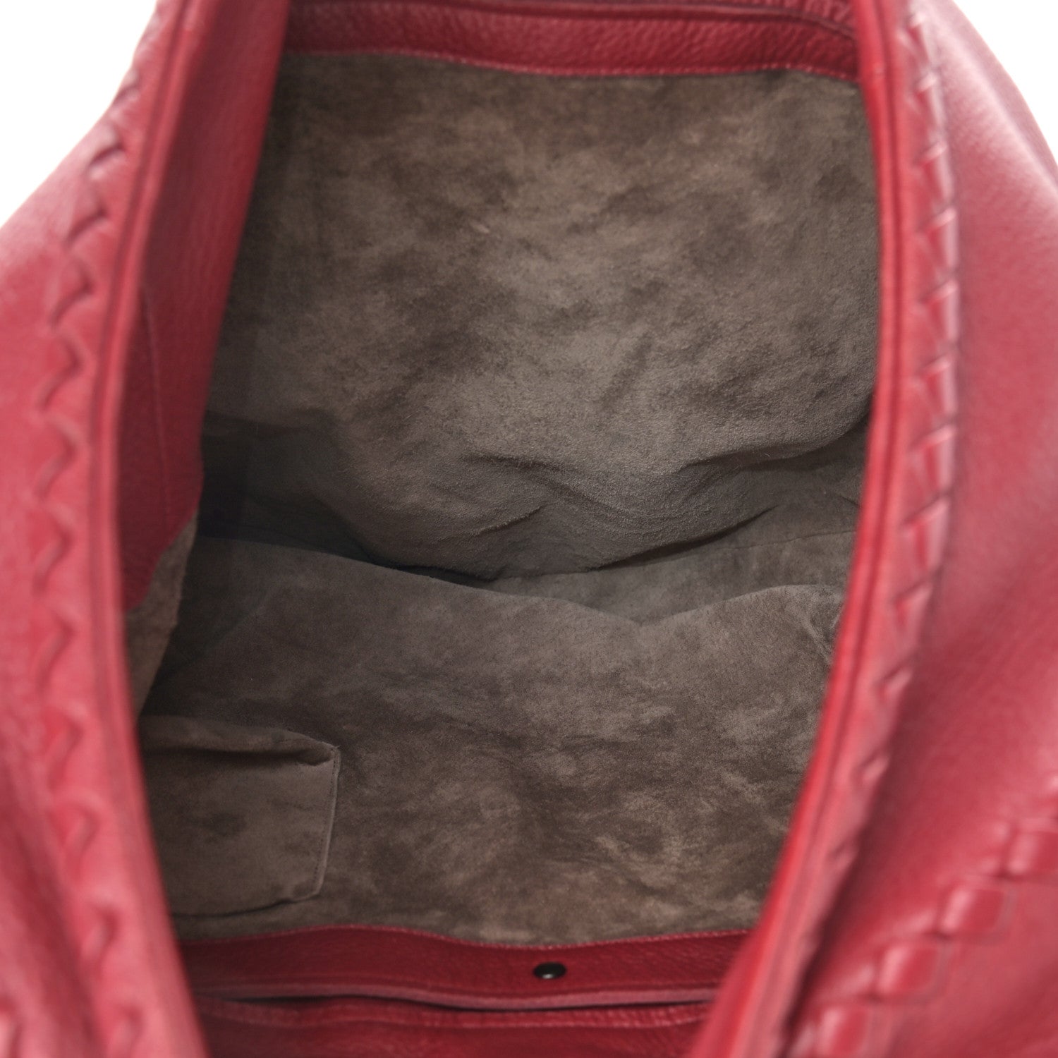 Bottega Veneta Cervo Deerskin Large Hobo Scarlet 4 of 12