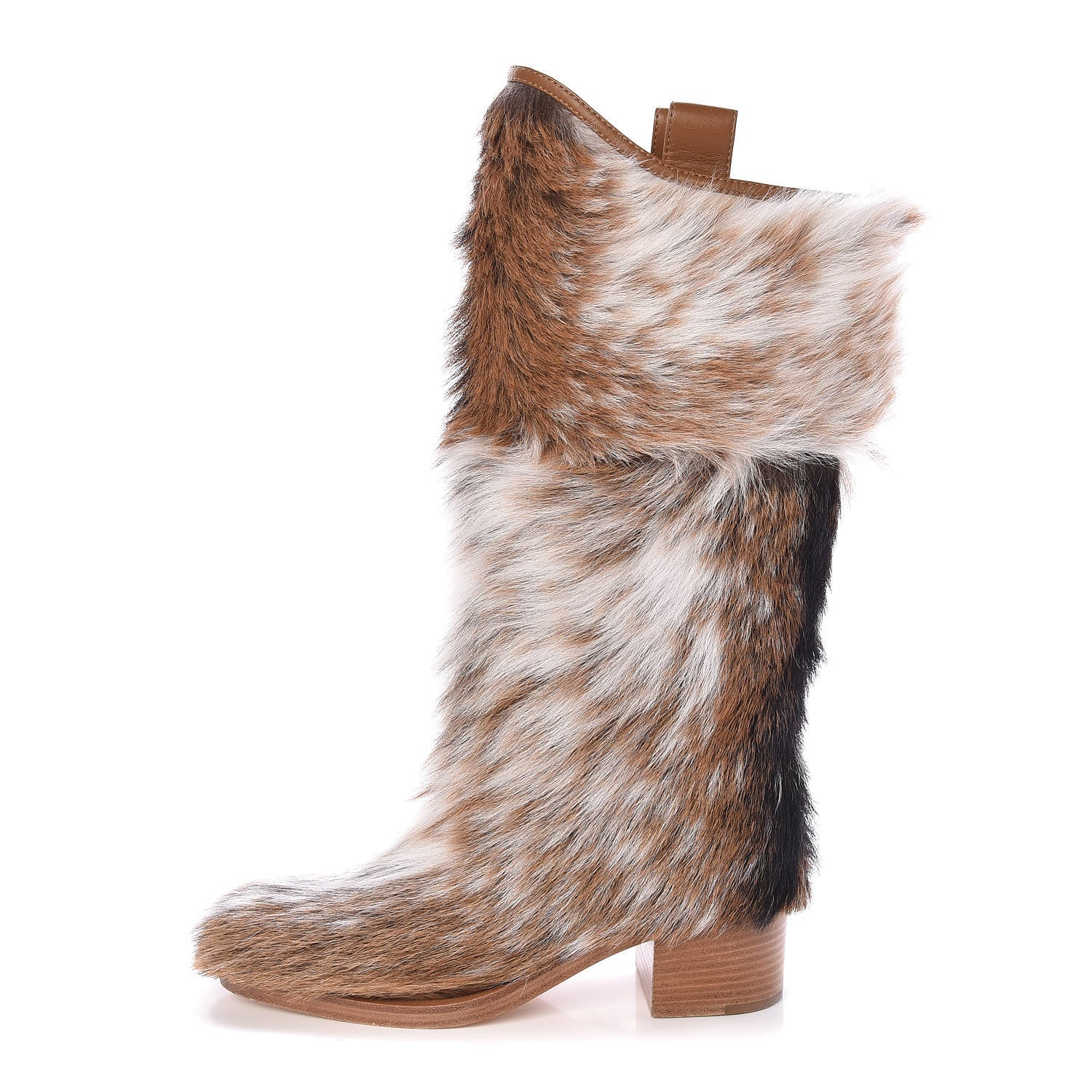 Chanel Fantasy Fur Boots 39 Brown 1 of 10