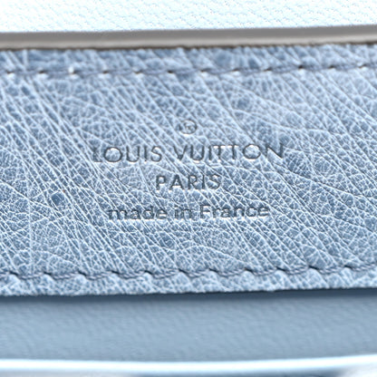 Louis Vuitton Ostrich Capucines Mini Blue Denim 6 of 10