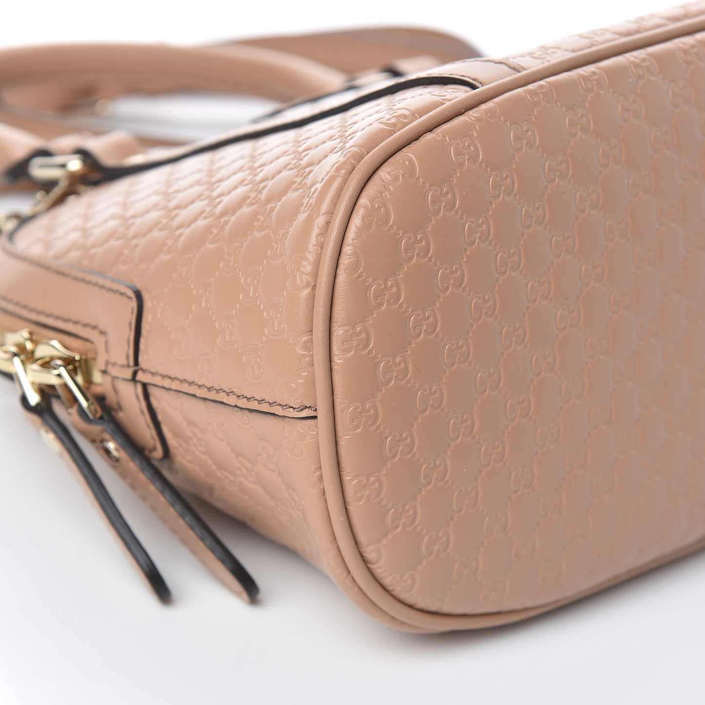 Soft Microguccissima Mini Dome Bag Camelia