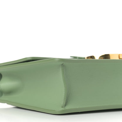 Christian Dior Smooth Calfskin 30 Montaigne Flap Bag Mint Green 8 of 12