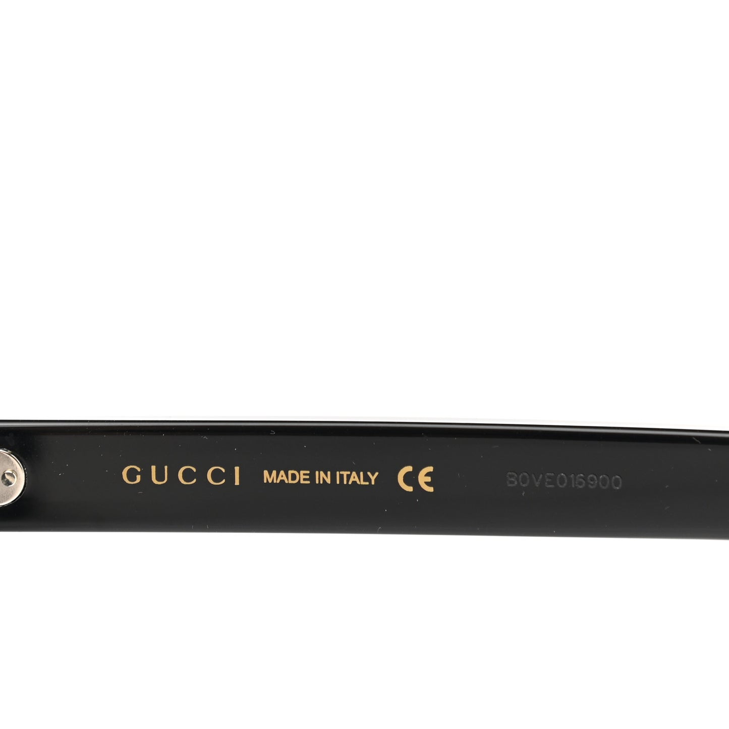 Acetate Rectangular Frame Sunglasses GG0539S Black