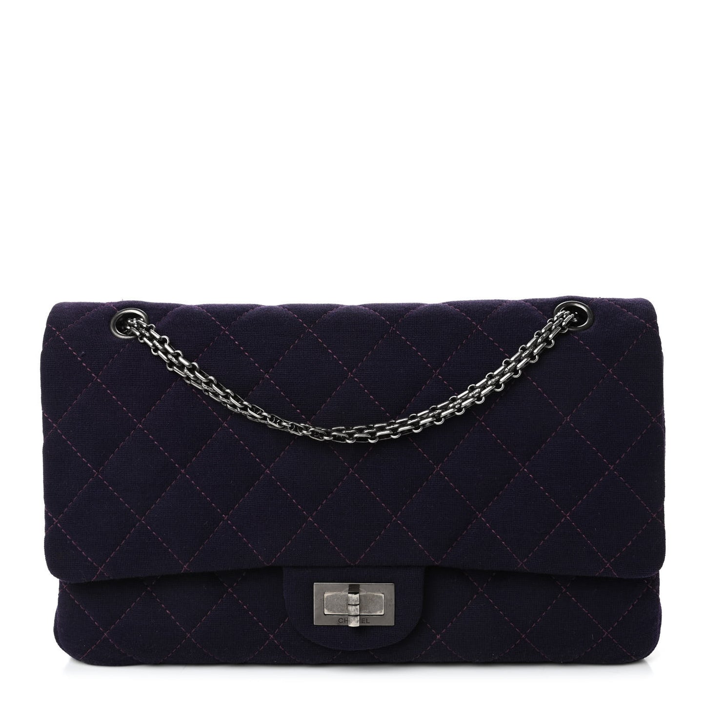 Jersey Quilted 2.55 Reissue 227 Flap Dark Purple