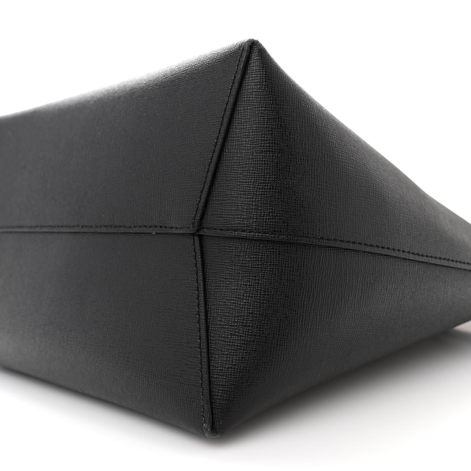 Mansur Gavriel MANSUR GAVRIEL Saffiano Bucket Bag Black Flamma 11 of 17