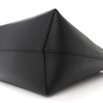 Mansur Gavriel MANSUR GAVRIEL Saffiano Bucket Bag Black Flamma 11 of 17