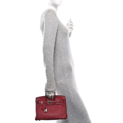 Hermes Togo Birkin 25 Rubis 2 of 12