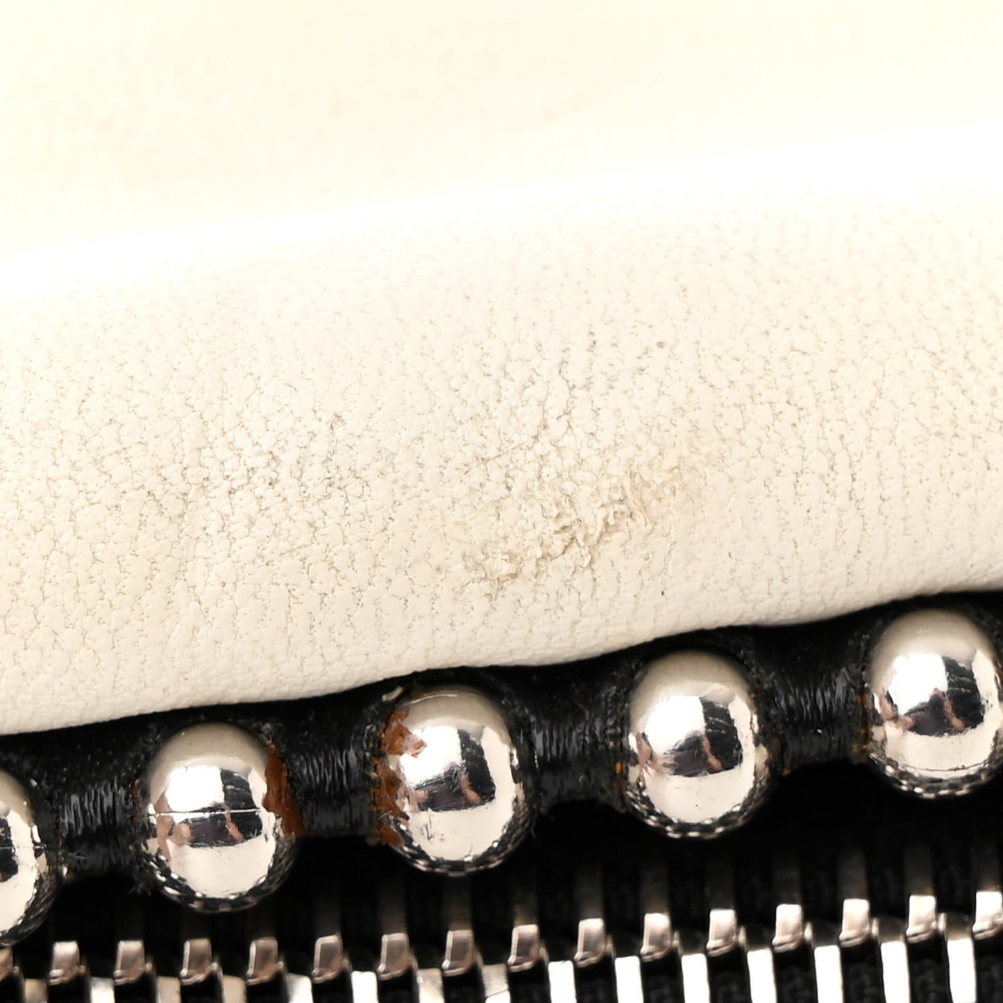Lambskin Attica Studded Belt Bag White