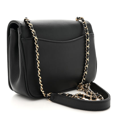 Chanel Lambskin CC Mania Flap Bag Black 3 of 10
