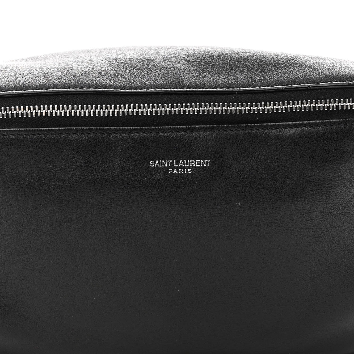 Saint Laurent Calfskin Belt Bag Black 7 of 9
