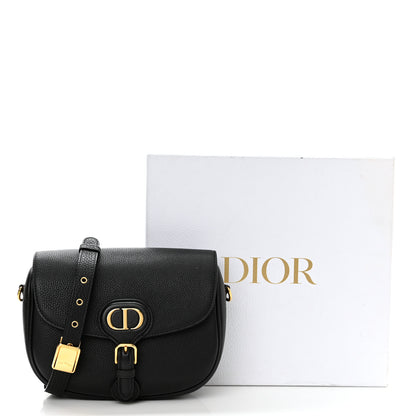 Christian Dior Grained Calfskin Medium Bobby Flap Black 10 of 10