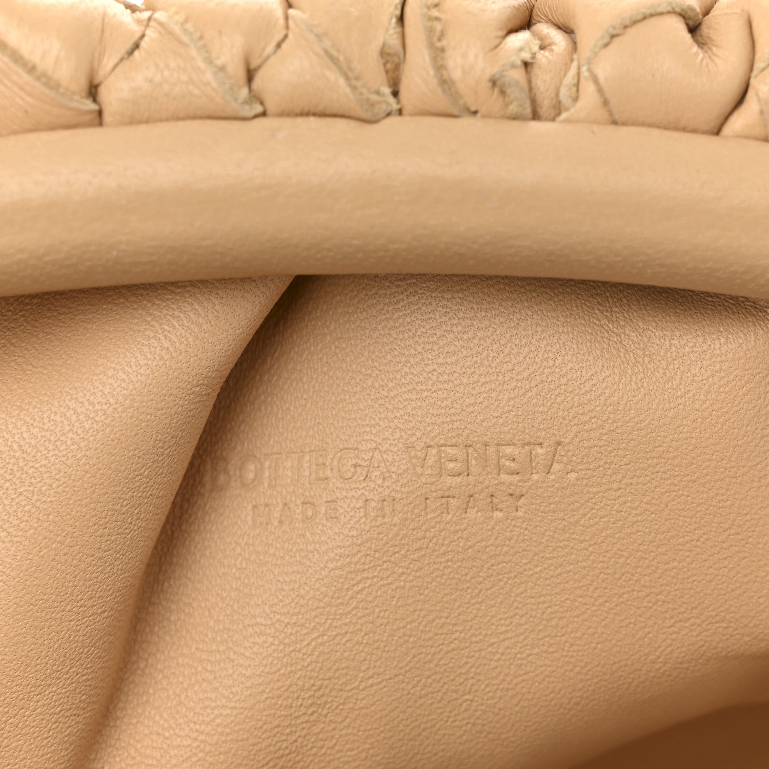 Bottega Veneta Nappa Intrecciato The Mini Pouch Almond 6 of 10