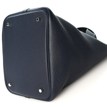 Hermes Taurillon Clemence Picotin Lock 22 MM Bleu Nuit 10 of 10