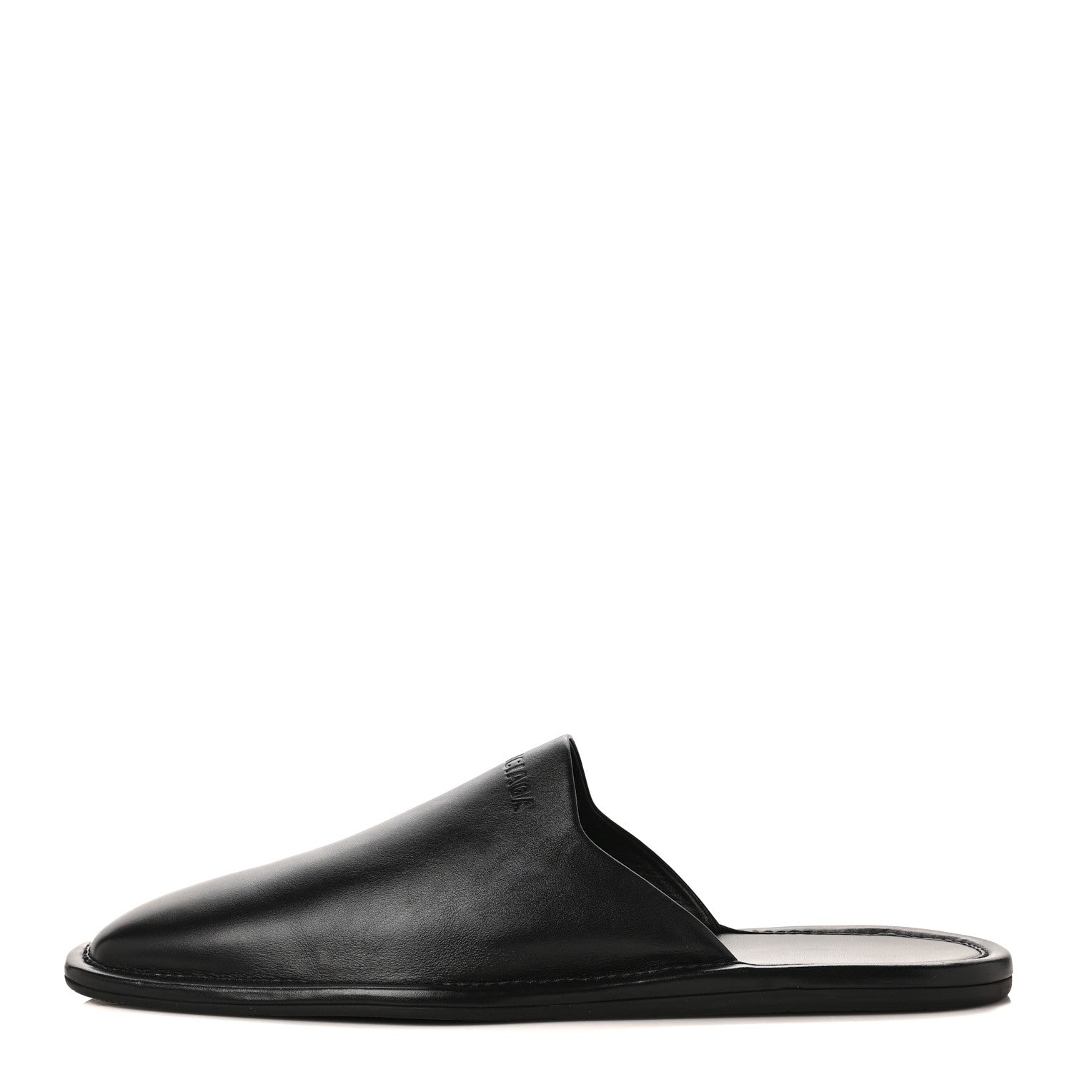 Balenciaga Smooth Calfskin Mens Cozy Slip-On Loafers 46 Black 1 of 6