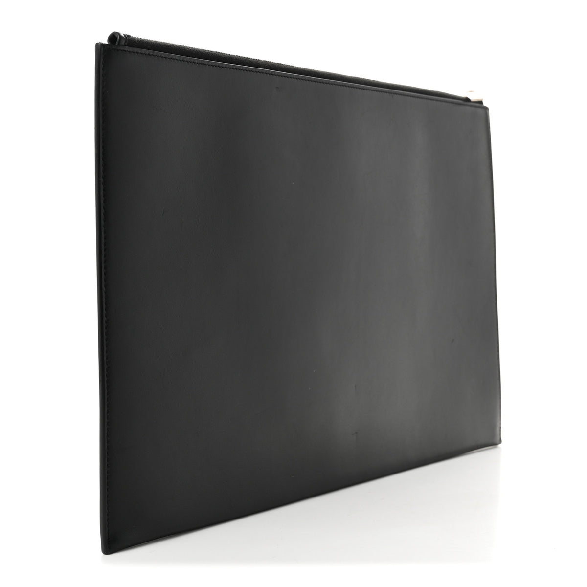 Saint Laurent Calfskin Sweet Dreams Shark Zipped Pouch Black 3 of 8