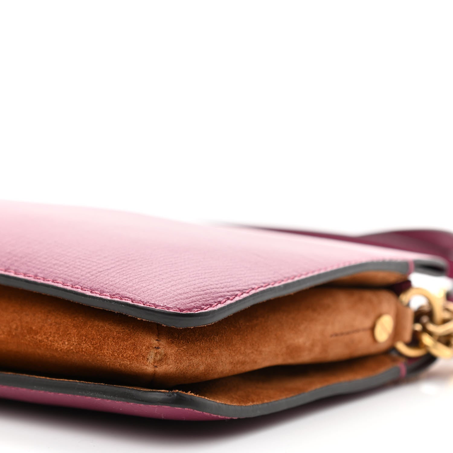 Givenchy Goatskin Suede Cross 3 Crossbody Bag Fig Pink Cherry 10 of 10