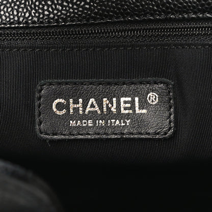 Chanel Caviar Quilted Petit Shopping Tote PST Black 6 of 10