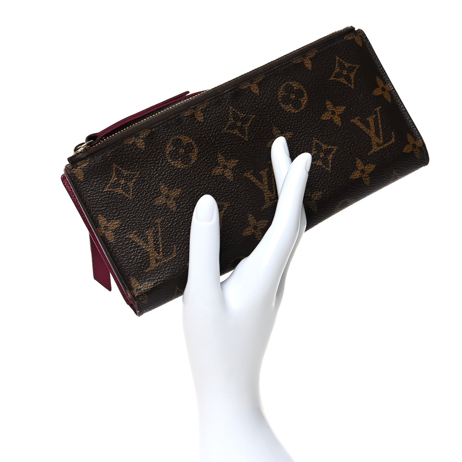 Louis Vuitton Monogram Adele Wallet Fuchsia 2 of 13
