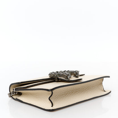 Gucci Dollar Calfskin Crystal Super Mini Dionysus Shoulder Bag Mystic White Black Diamond 4 of 10