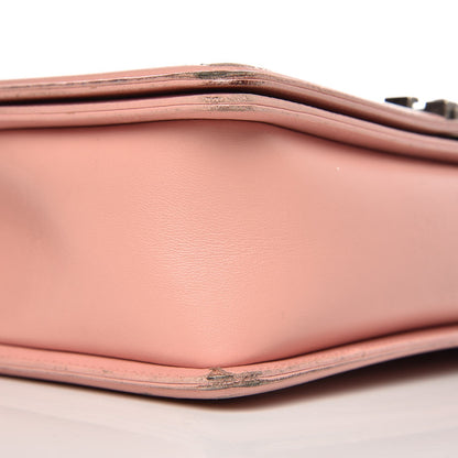 Chanel Lambskin Quilted New Medium Boy Flap Bag Pink 11 of 18