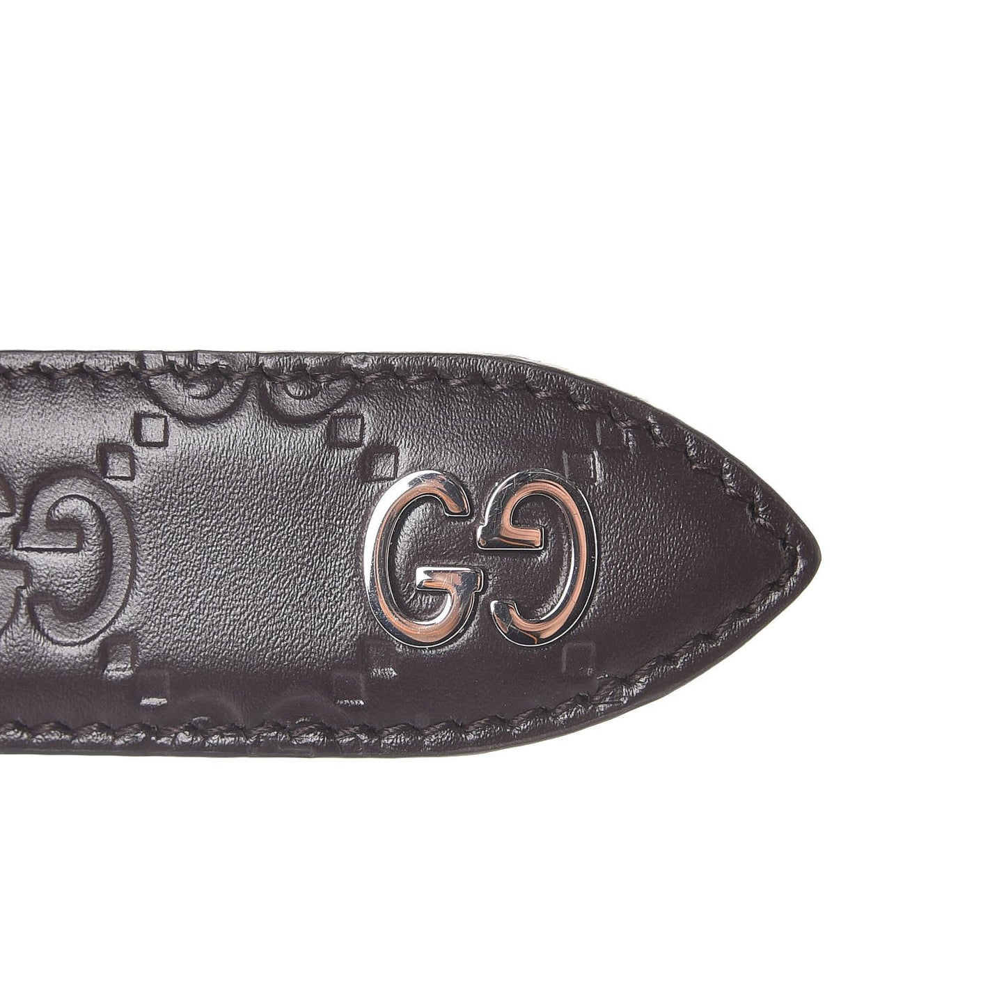 Guccissima Signature 40mm Belt 90 36 Chocolate