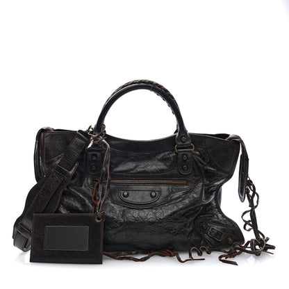 Balenciaga Agneau Classic Hardware City Cigare Fonce 3 of 10