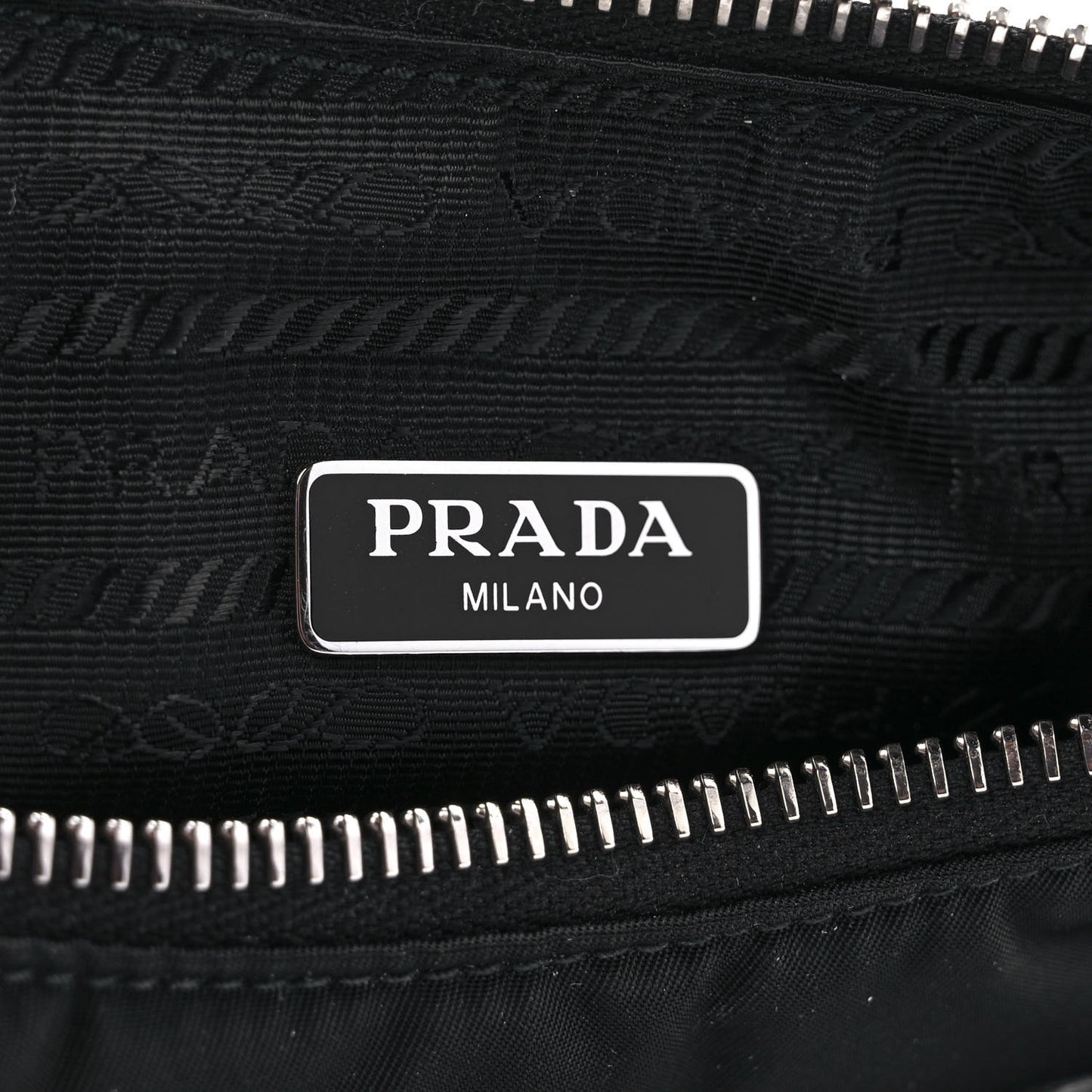 Tessuto Nylon Saffiano Mini Re-Edition 2005 Bag Black