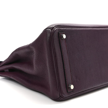 Hermes Chevre Mangalore HAC Birkin 32 Raisin 7 of 11