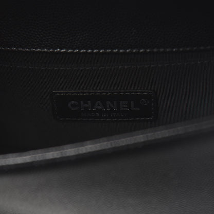 Chanel Caviar Quilted Small Boy Flap Black 6 of 11