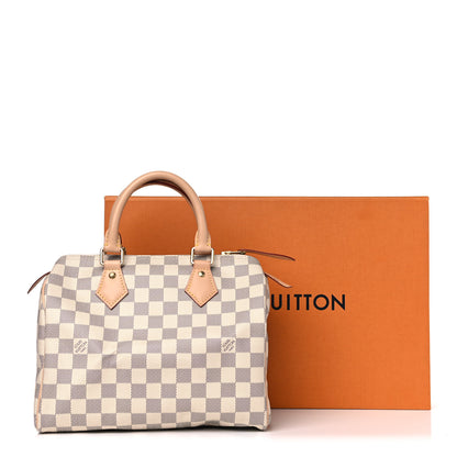 Louis Vuitton Damier Azur Speedy 25 12 of 12