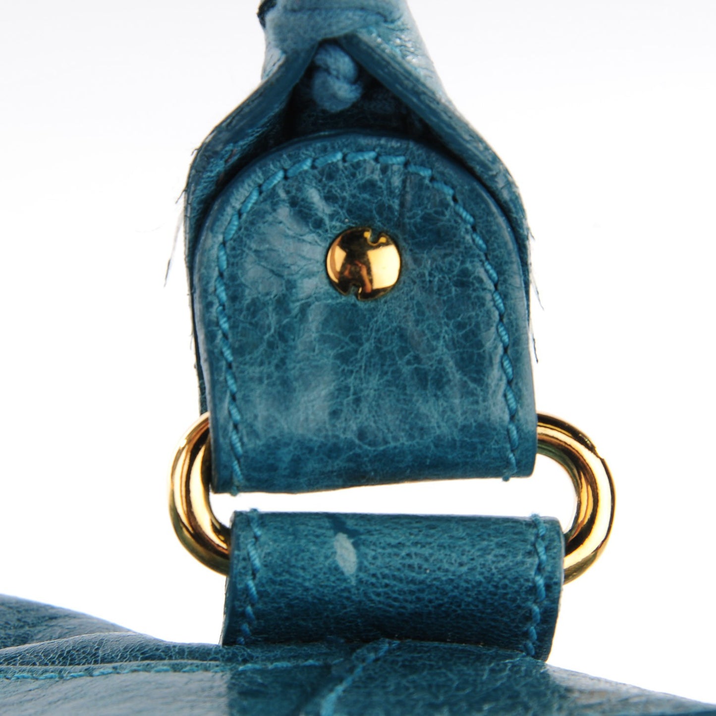 Agneau Giant 21 Gold Hardware City Turquoise