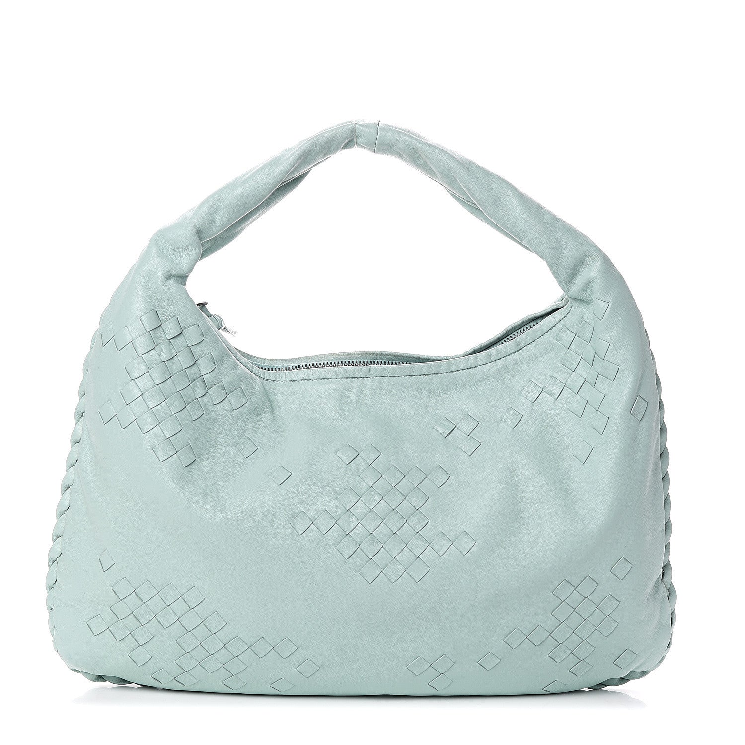 Bottega Veneta Nappa Intrecciato Medium Veneta Hobo Seafoam 1 of 7