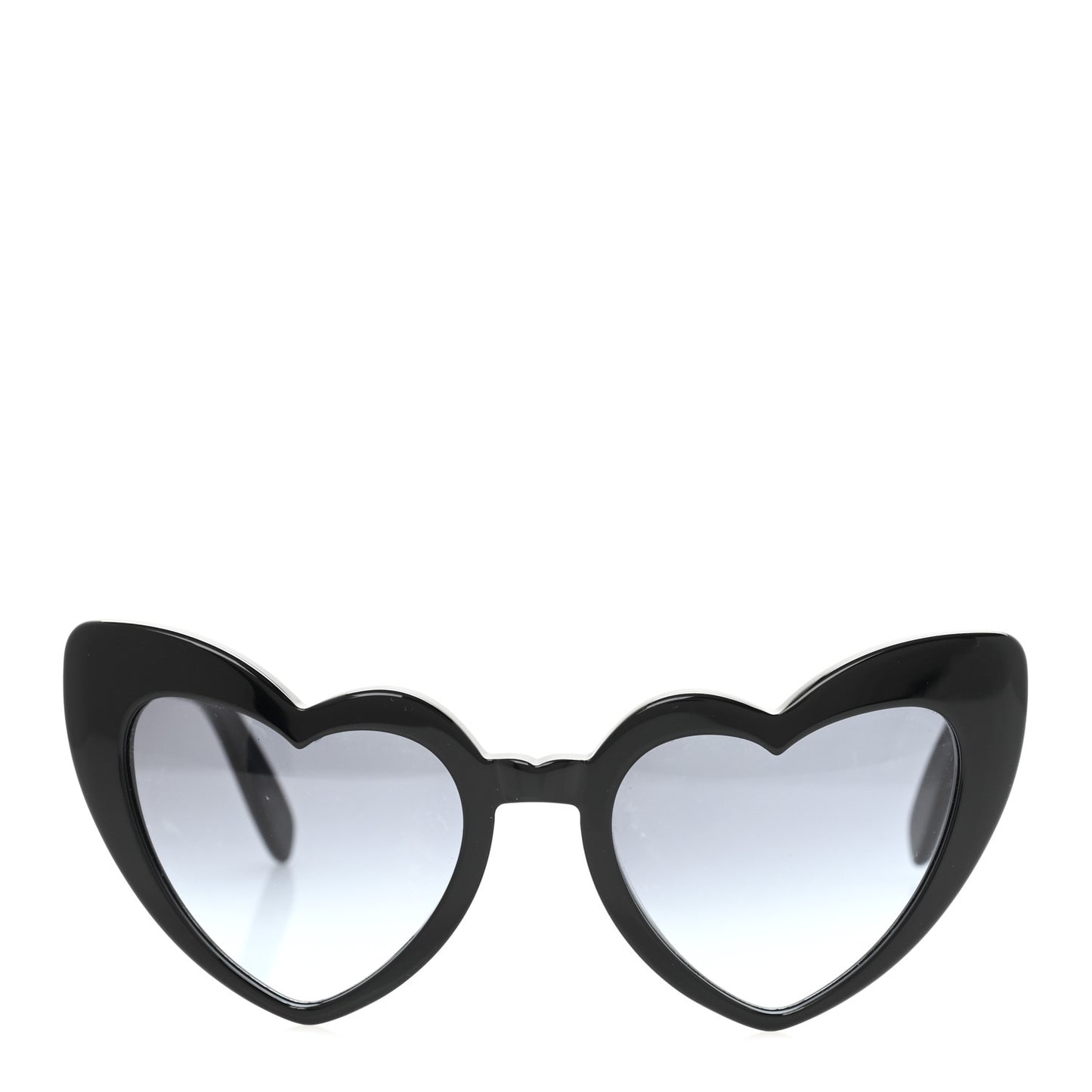 Acetate Heart Frame Loulou SL181 Sunglasses Black