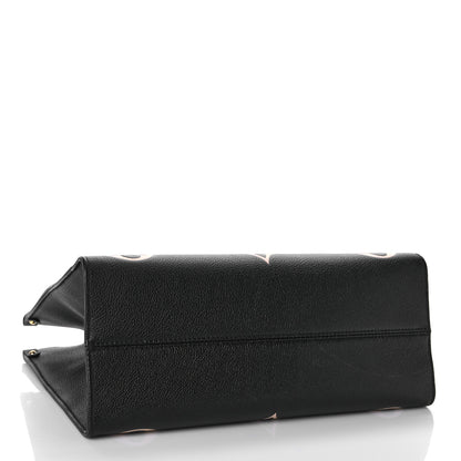 Louis Vuitton Empreinte Monogram Giant Onthego MM Black Beige 4 of 8