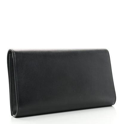 Saint Laurent Calfskin Monogram Large Belle De Jour Clutch Black 3 of 6