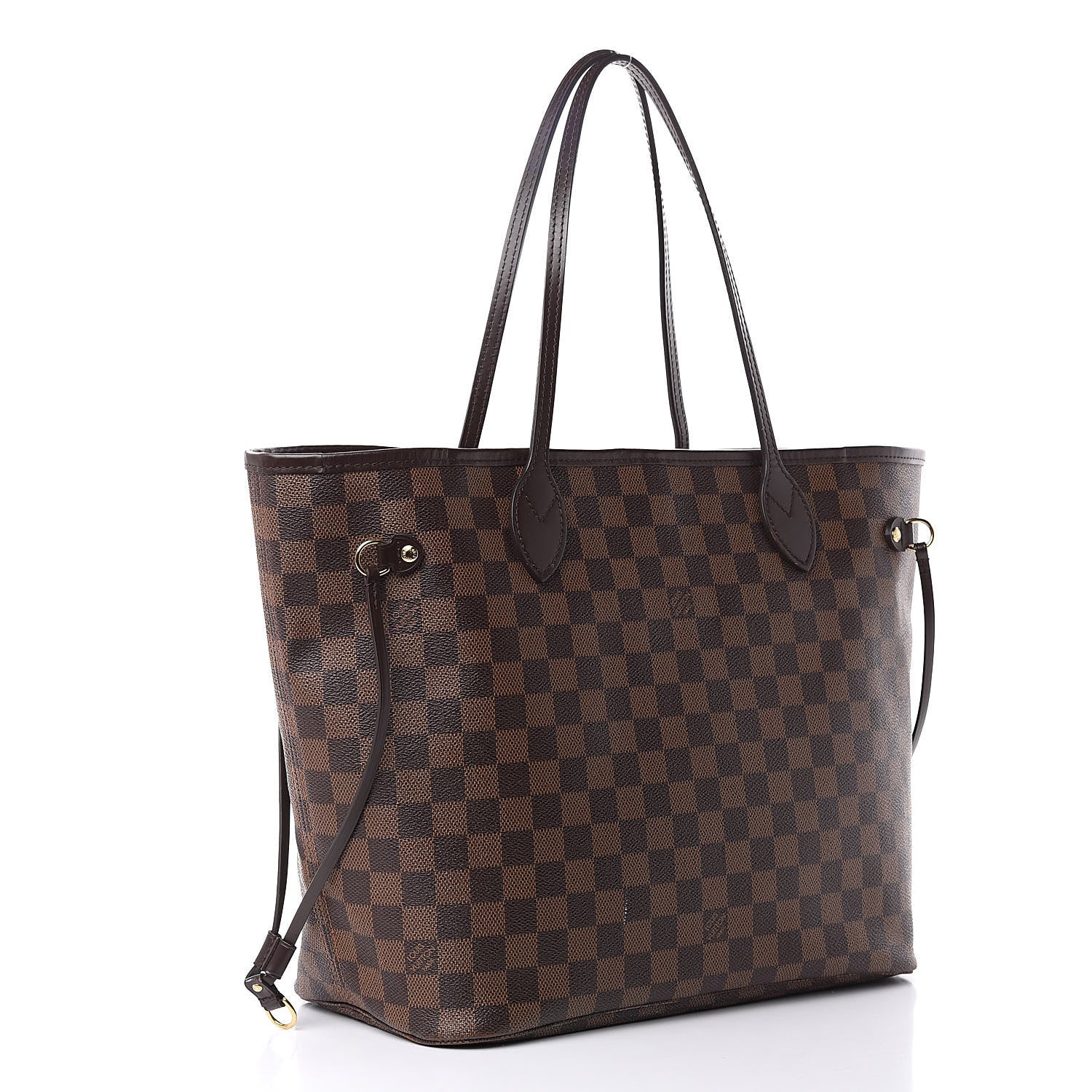 Louis Vuitton Damier Ebene Neo Neverfull MM Rose Ballerine 3 of 15
