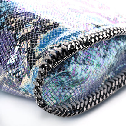 Stella McCartney Eco Python Oleographic Small Falabella Tote Navy 6 of 10