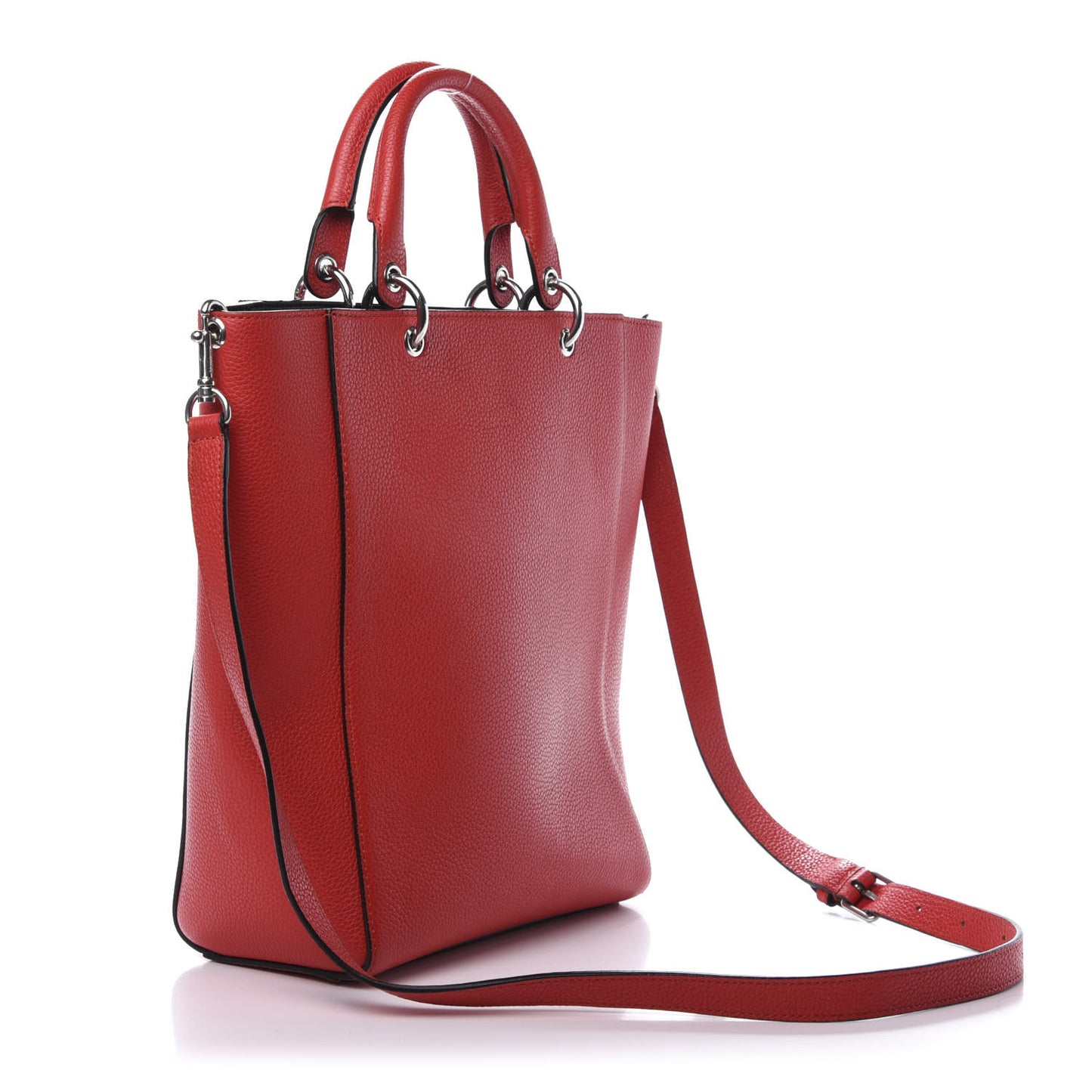 Classic Grain Small Maple Tote Hibiscus Red