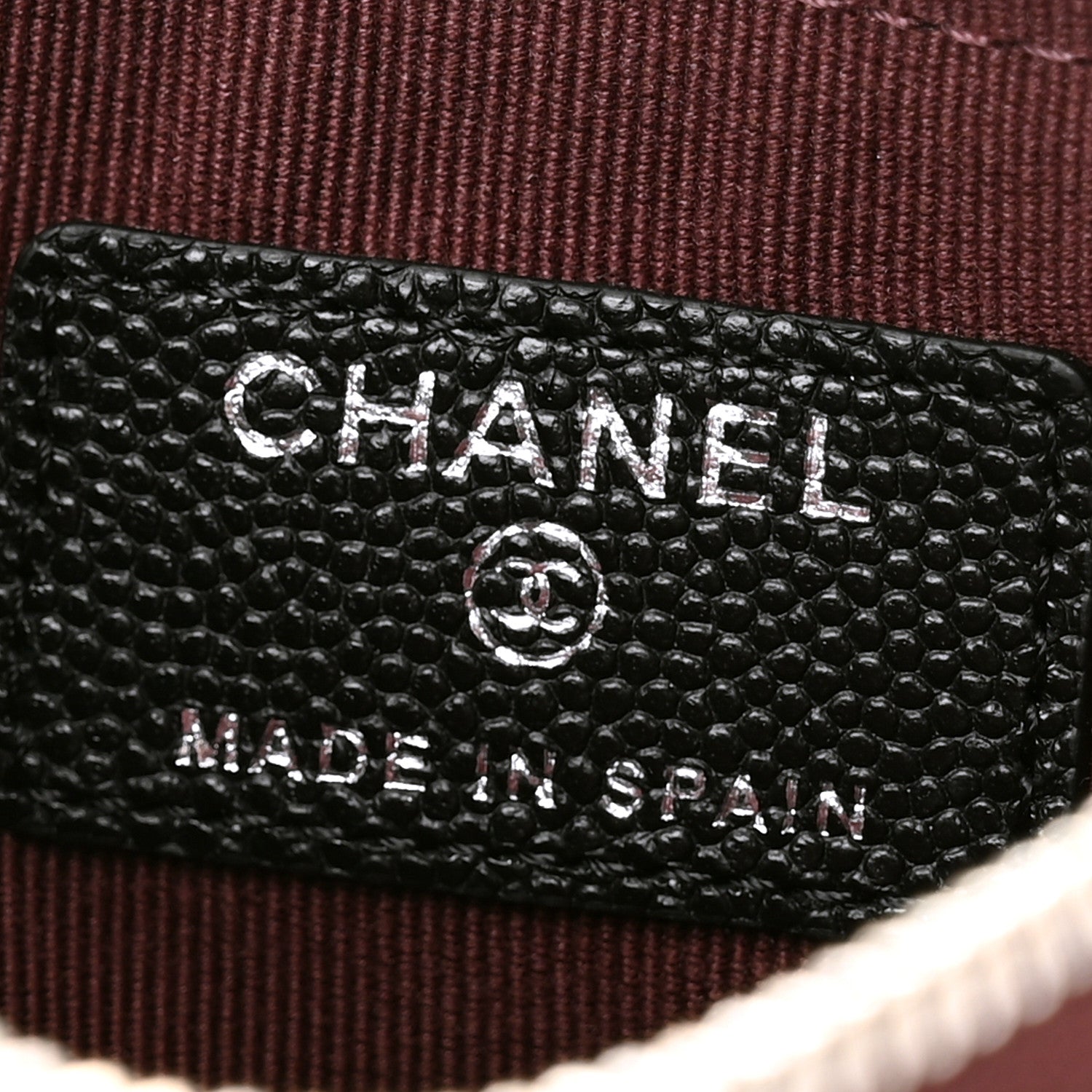 Chanel Caviar Quilted Small Cosmetic Case Black 6 of 8