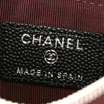 Chanel Caviar Quilted Small Cosmetic Case Black 6 of 8