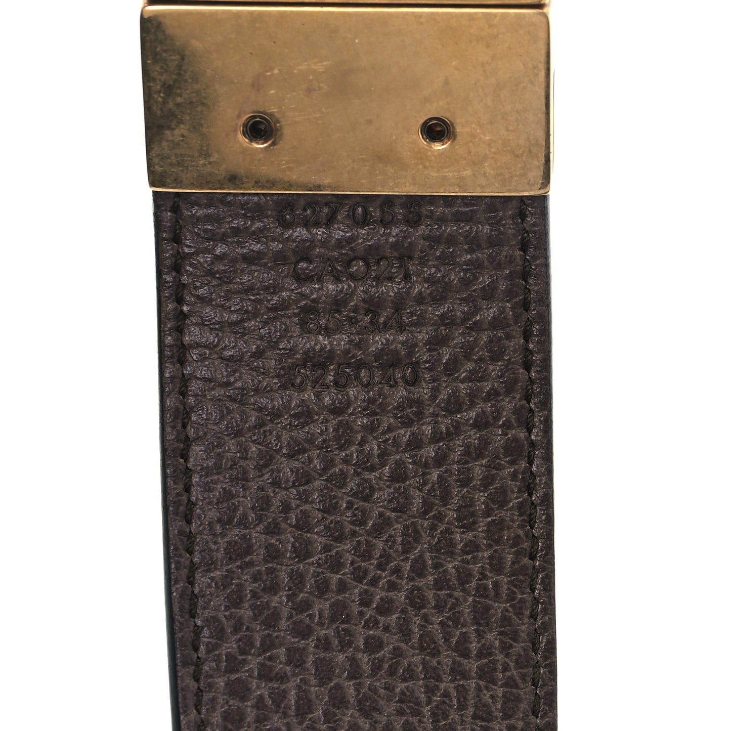 Calfskin Double G Reversible 37mm Belt 85 34 Black Cocoa