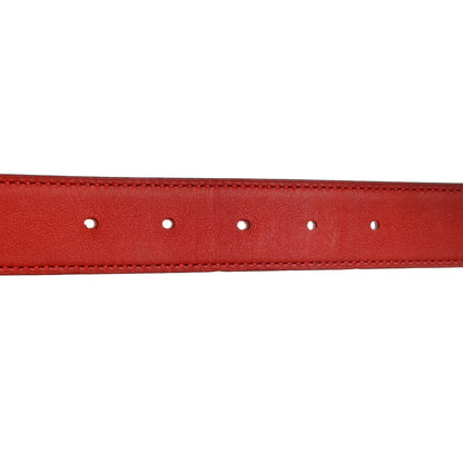 Hermes Swift Epsom 24mm Mini Constance H Belt 90 36 Orange Poppy 5 of 6