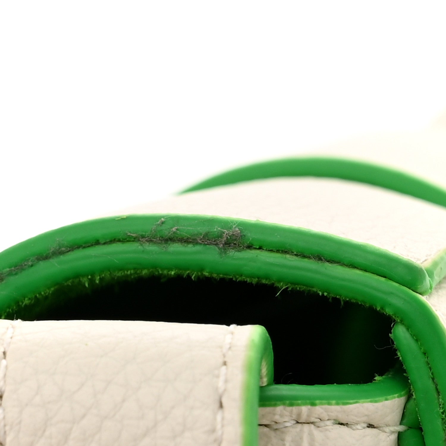 Bottega Veneta Buffalo Maxi Intrecciato Bicolor Extra Mini Cassette Crossbody Bag White Parakeet 10 of 10