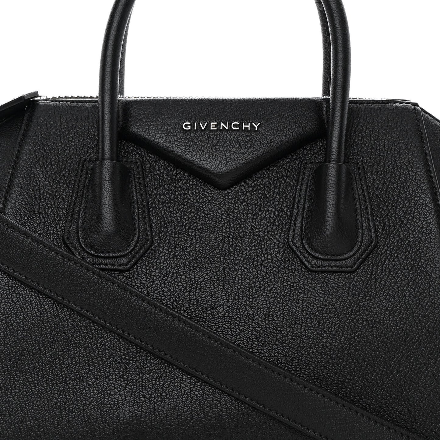 Sugar Goatskin Small Antigona Black